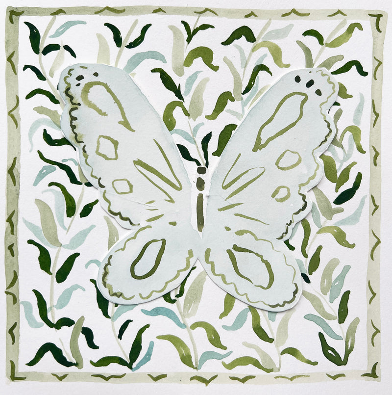 Butterfly Vine, Original 8x8