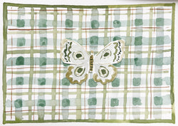 Butterfly Plaid, Original 5x7