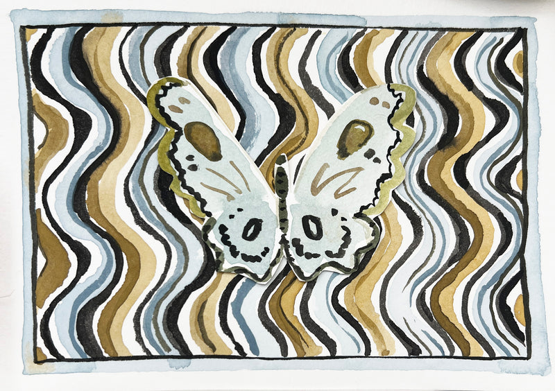 Butterfly Groove, Original 5x7