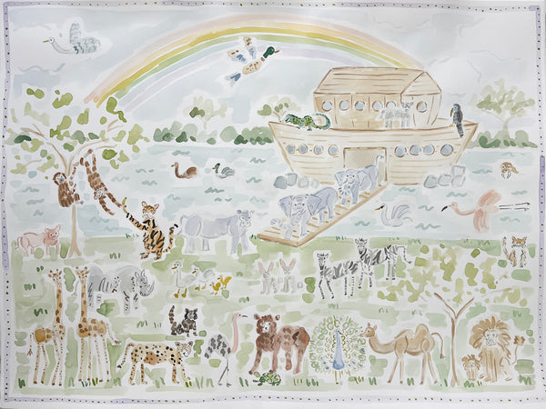 Noah's Ark Rainbow, Original 30x22