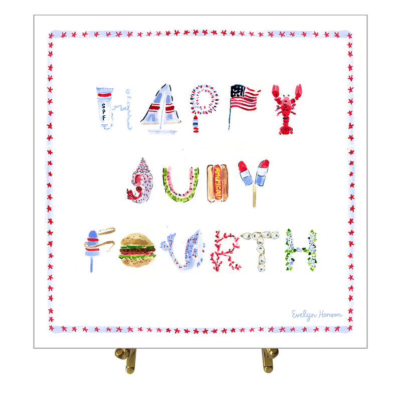 July Fourth, Limited Time 8x8 Print