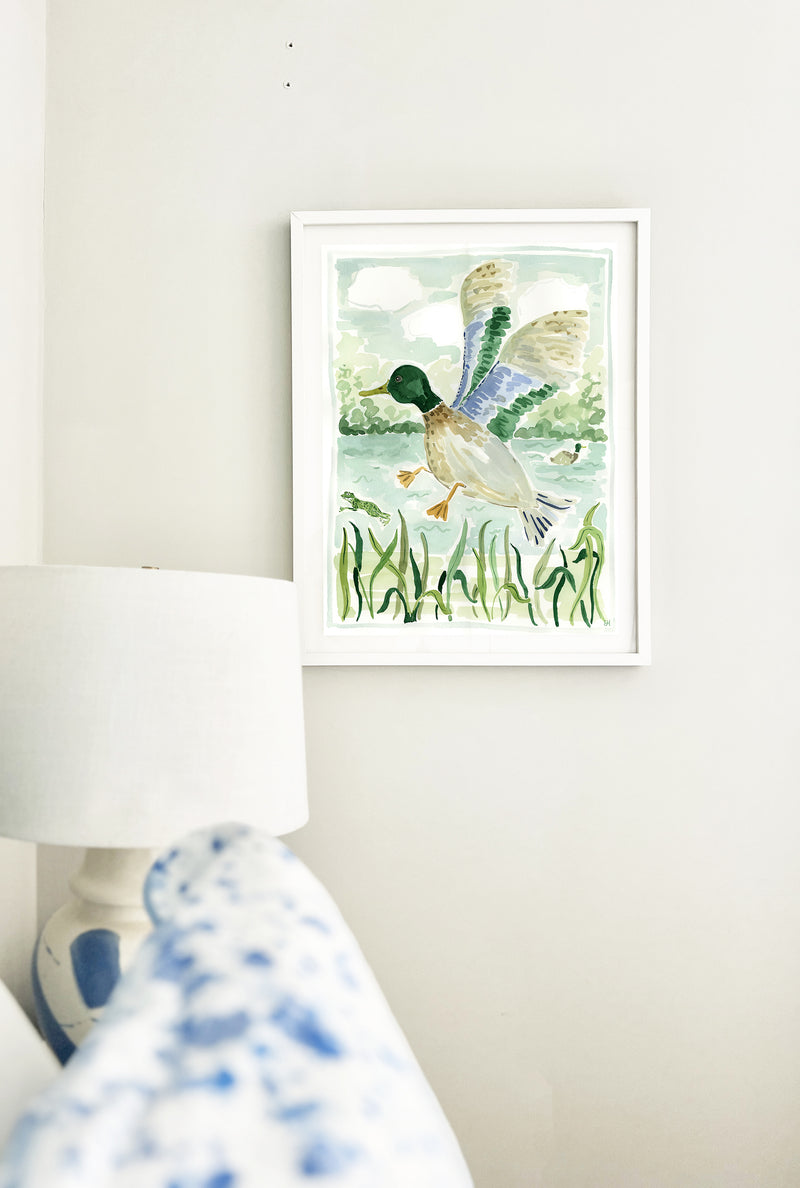 The "Mallard Jump" Fine Art Print