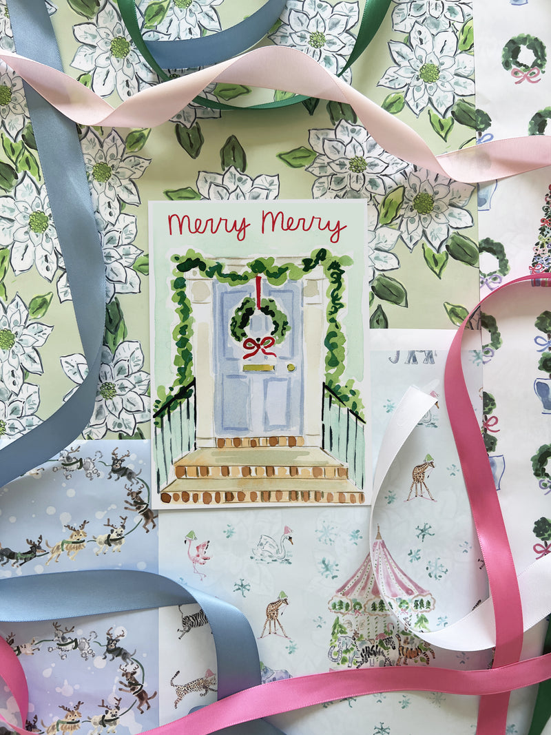 Merry, Merry Front Door Card