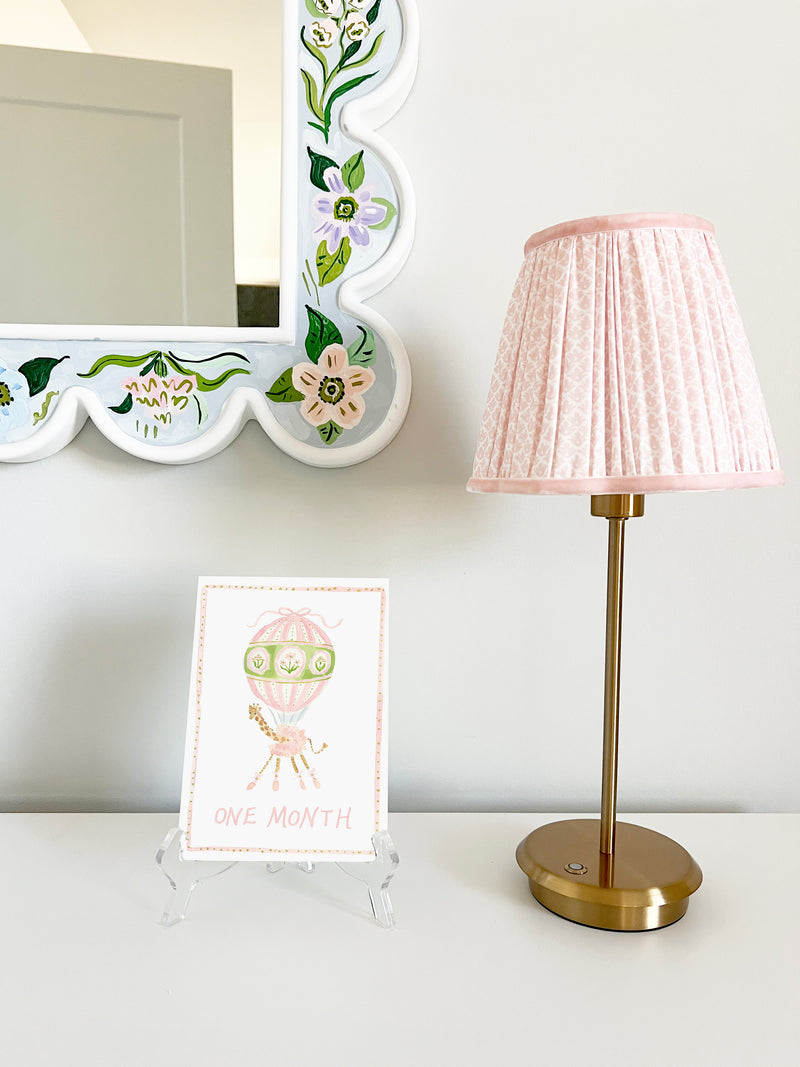 Baby Milestone Cards: Menagerie Pink Set (Restocking Summer 2025)