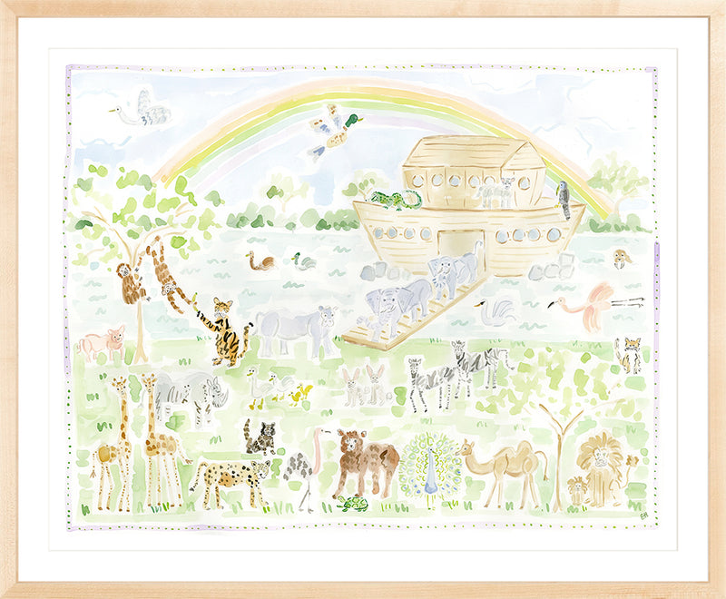 The "Noah's Ark Rainbow" Fine Art Print