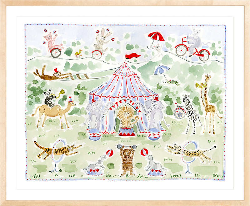 The "Henson Animals Circus" Fine Art Print