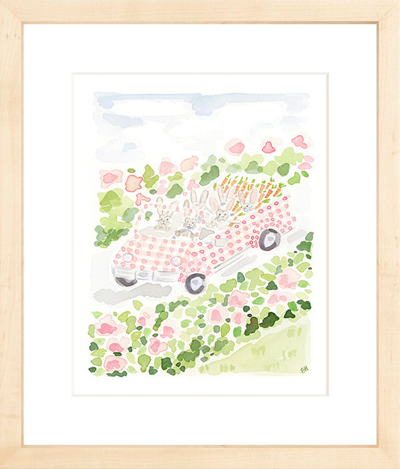 The "Bunny-mobile" Fine Art Print