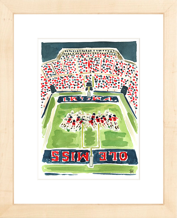 "Vaught-Hemingway Stadium" Fine Art Print