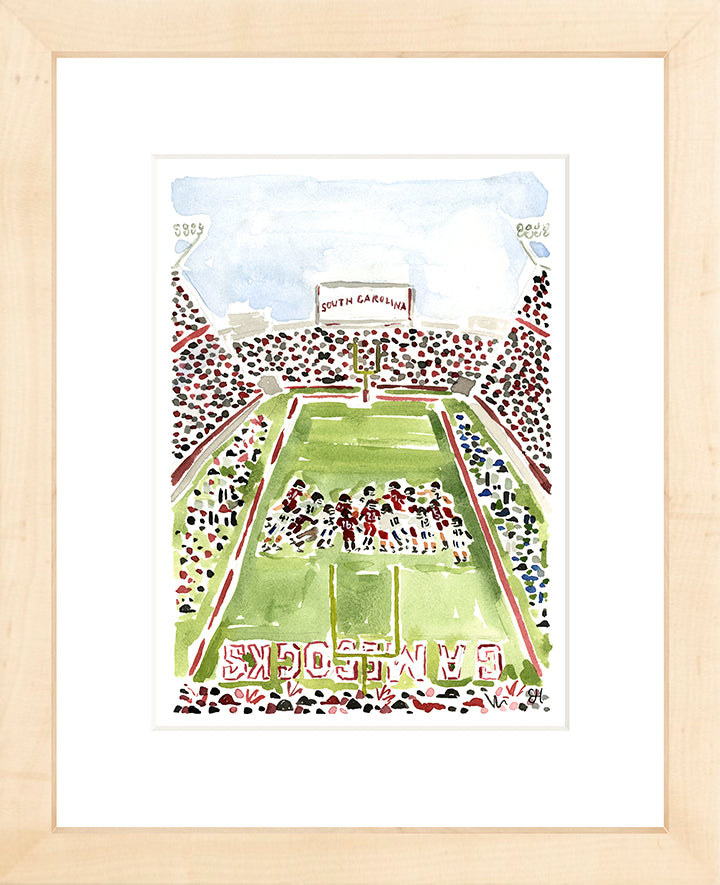 "Williams-Brice Stadium" Fine Art Print