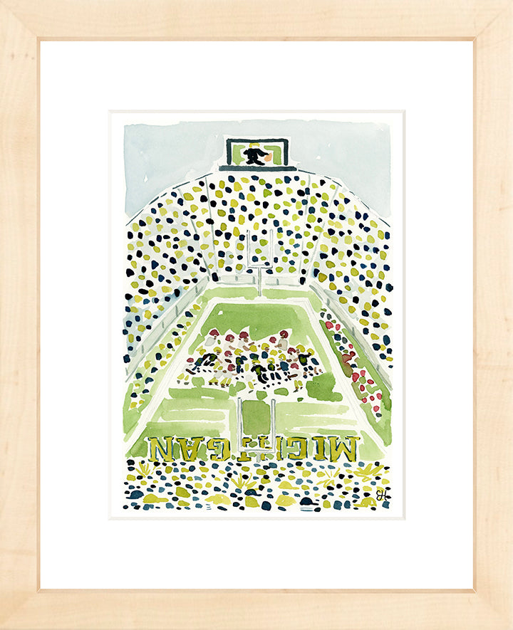 "The Big House, Michigan Stadium" Fine Art Print