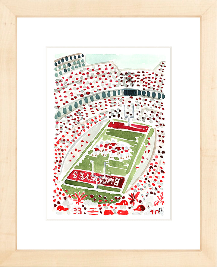 "The Horsehoe, Ohio Stadium" Fine Art Print