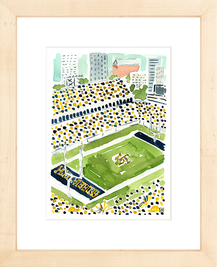 "Bobby Dodd Stadium" Fine Art Print