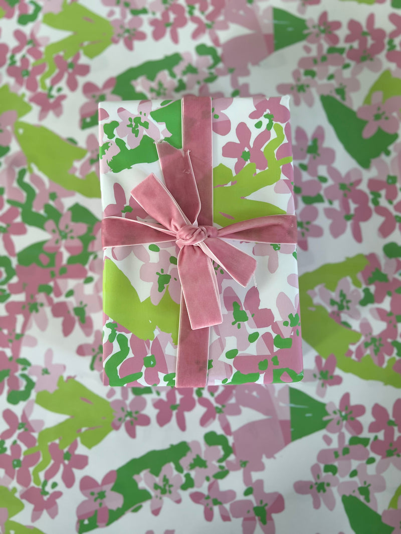 Sunshine Petals Pink Gift Wrap