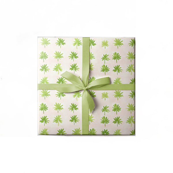 Palm Palms Stripe Gift Wrap