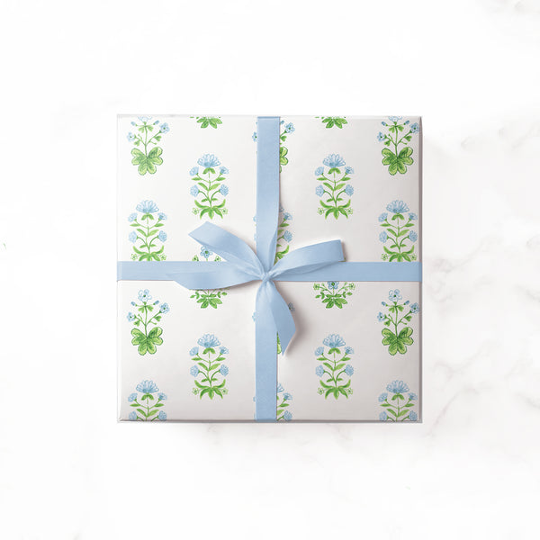 Pomander Blue Gift Wrap