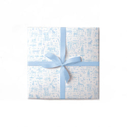 Safari Blue Gift Wrap