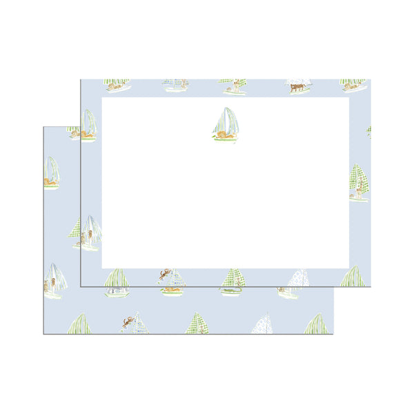 Sailboat Menagerie Stationery Set