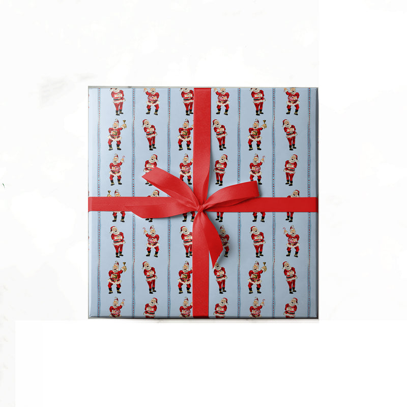 Holiday Santa Gift Wrap