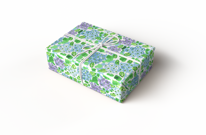 Hydrangea Blues Gift Wrap