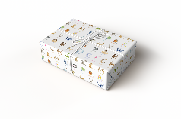 Noahs Ark ABC Gift Wrap