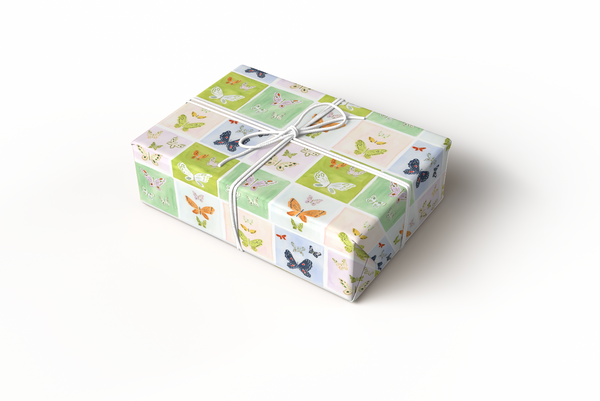 Rainbow Monarch Butterfly Gift Wrap