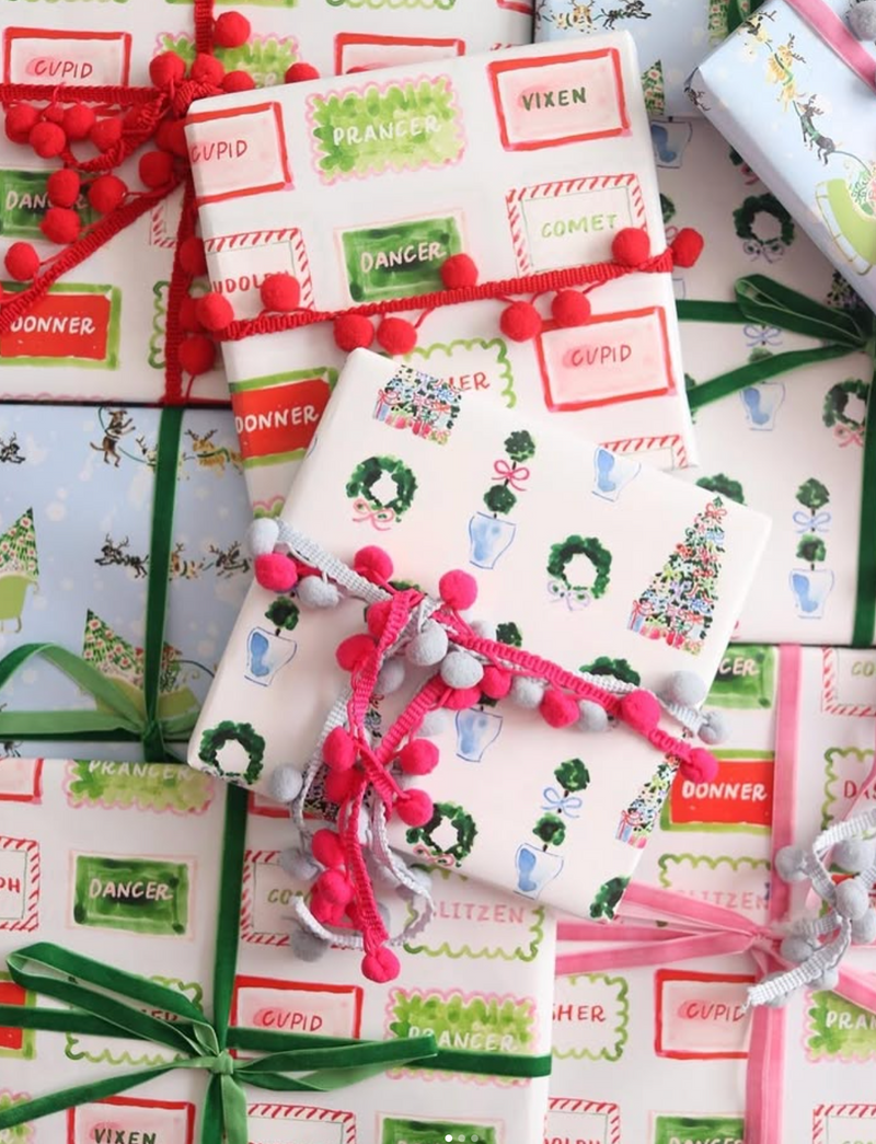 Holiday Reindeer Mail Gift Wrap