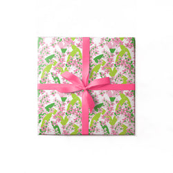 Sunshine Petals Pink Gift Wrap