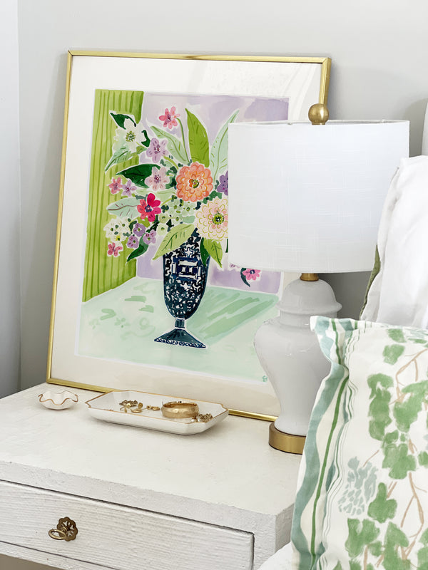 The "Do Your Best" Flower Tablescape Series, Fine Art Print