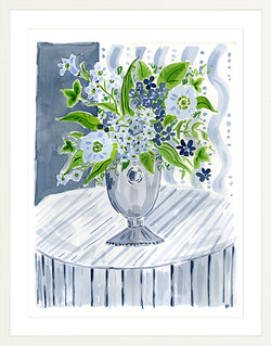 The "God Bless America" Flower Tablescape Series, Fine Art Print