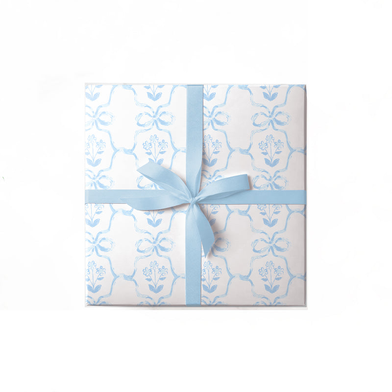 Trois Blue Gift Wrap