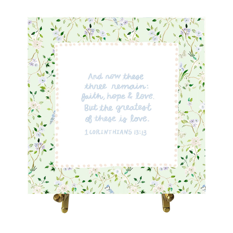 1 Corinthians 13:13 Watercolor Verse Card