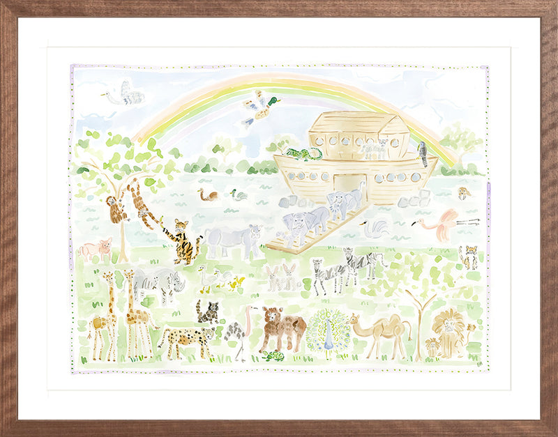 The "Noah's Ark Rainbow" Fine Art Print