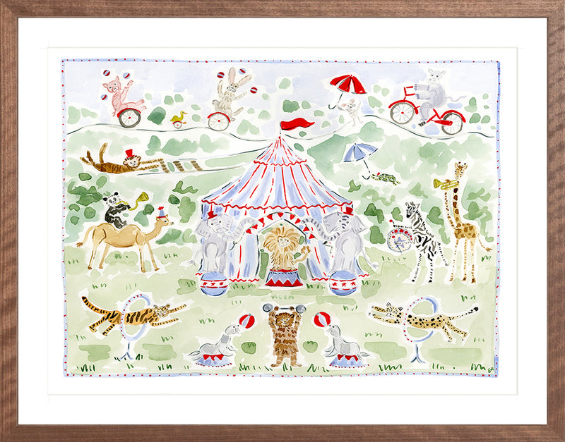 The "Henson Animals Circus" Fine Art Print