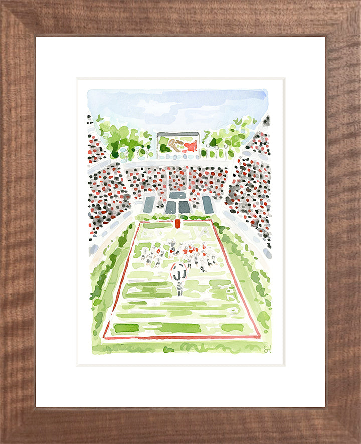 "Sanford Stadium" Fine Art Print