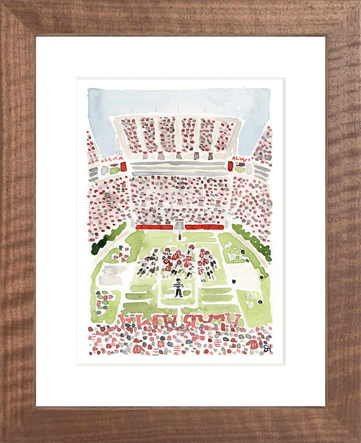 "Bryant-Denny Stadium" Fine Art Print