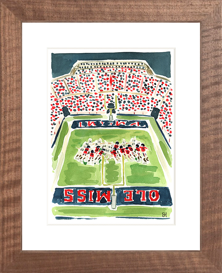 "Vaught-Hemingway Stadium" Fine Art Print