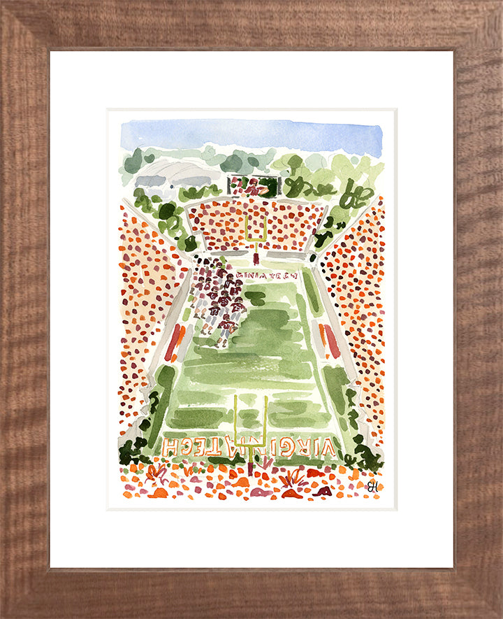 "Lane Stadium" Fine Art Print