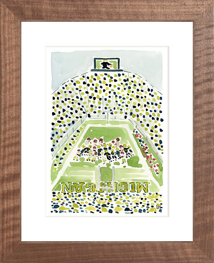 "The Big House, Michigan Stadium" Fine Art Print