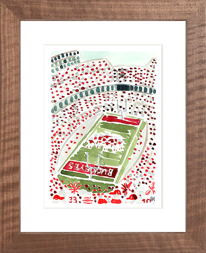 "The Horsehoe, Ohio Stadium" Fine Art Print