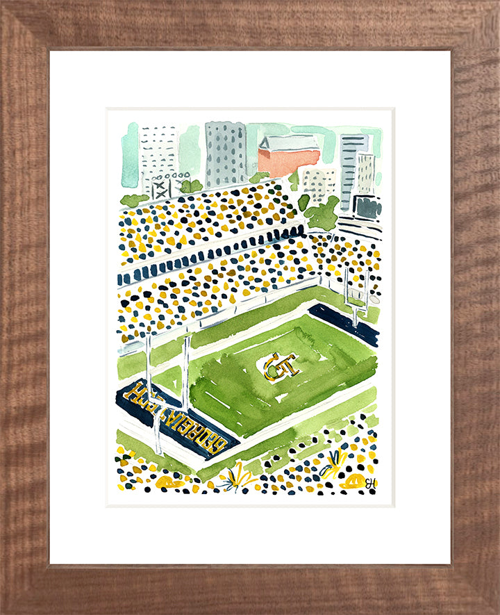 "Bobby Dodd Stadium" Fine Art Print