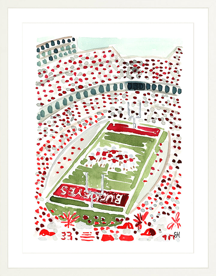 "The Horsehoe, Ohio Stadium" Fine Art Print