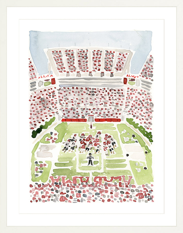 "Bryant-Denny Stadium" Fine Art Print