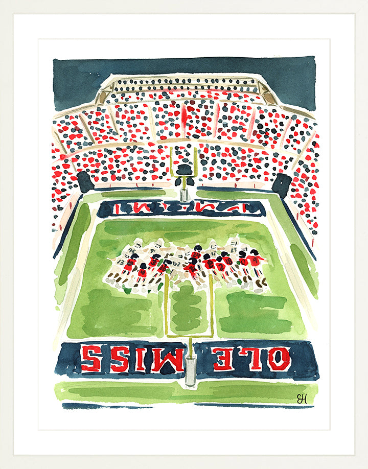 "Vaught-Hemingway Stadium" Fine Art Print