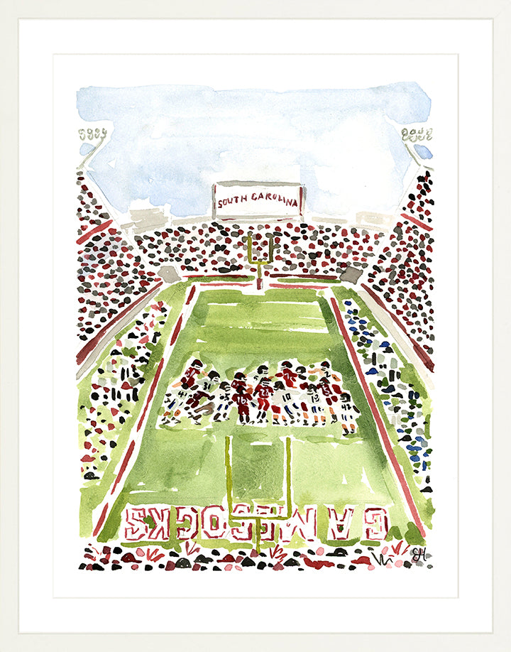 "Williams-Brice Stadium" Fine Art Print