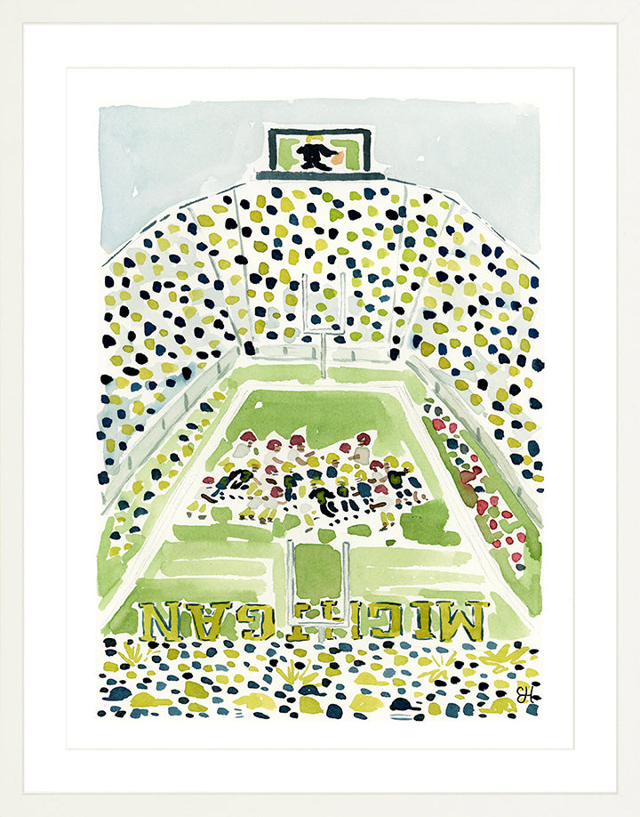 "The Big House, Michigan Stadium" Fine Art Print