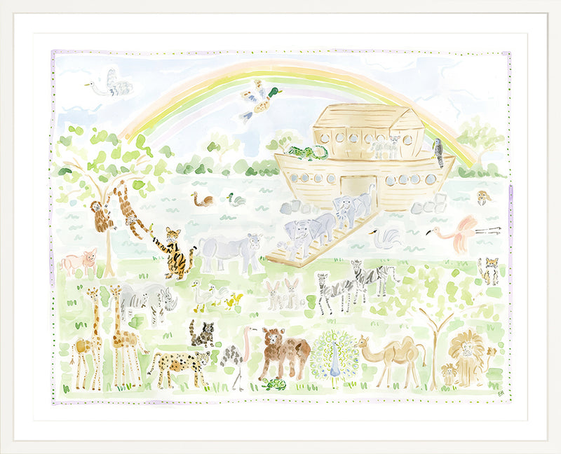 The "Noah's Ark Rainbow" Fine Art Print