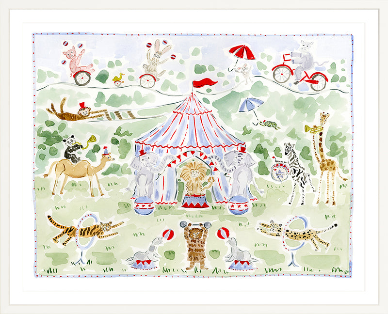 The "Henson Animals Circus" Fine Art Print