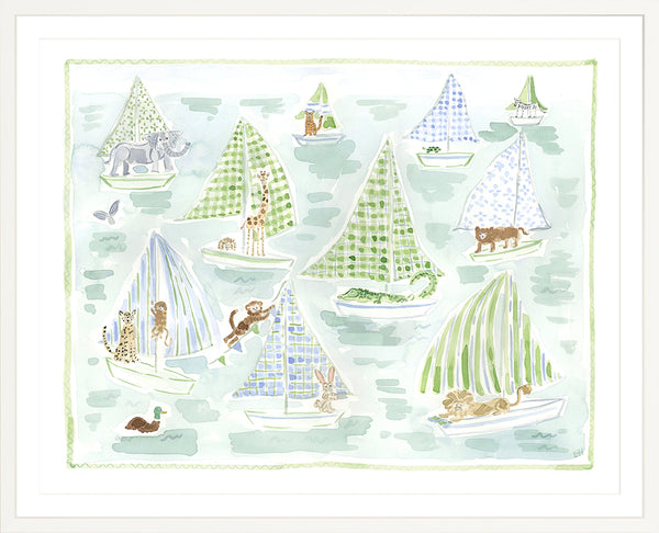 The "Regatta Zoo" Fine Art Print