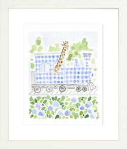 The "On the Giraffe Train" Fine Art Print