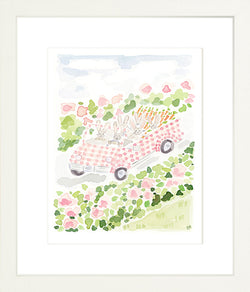 The "Bunny-mobile" Fine Art Print